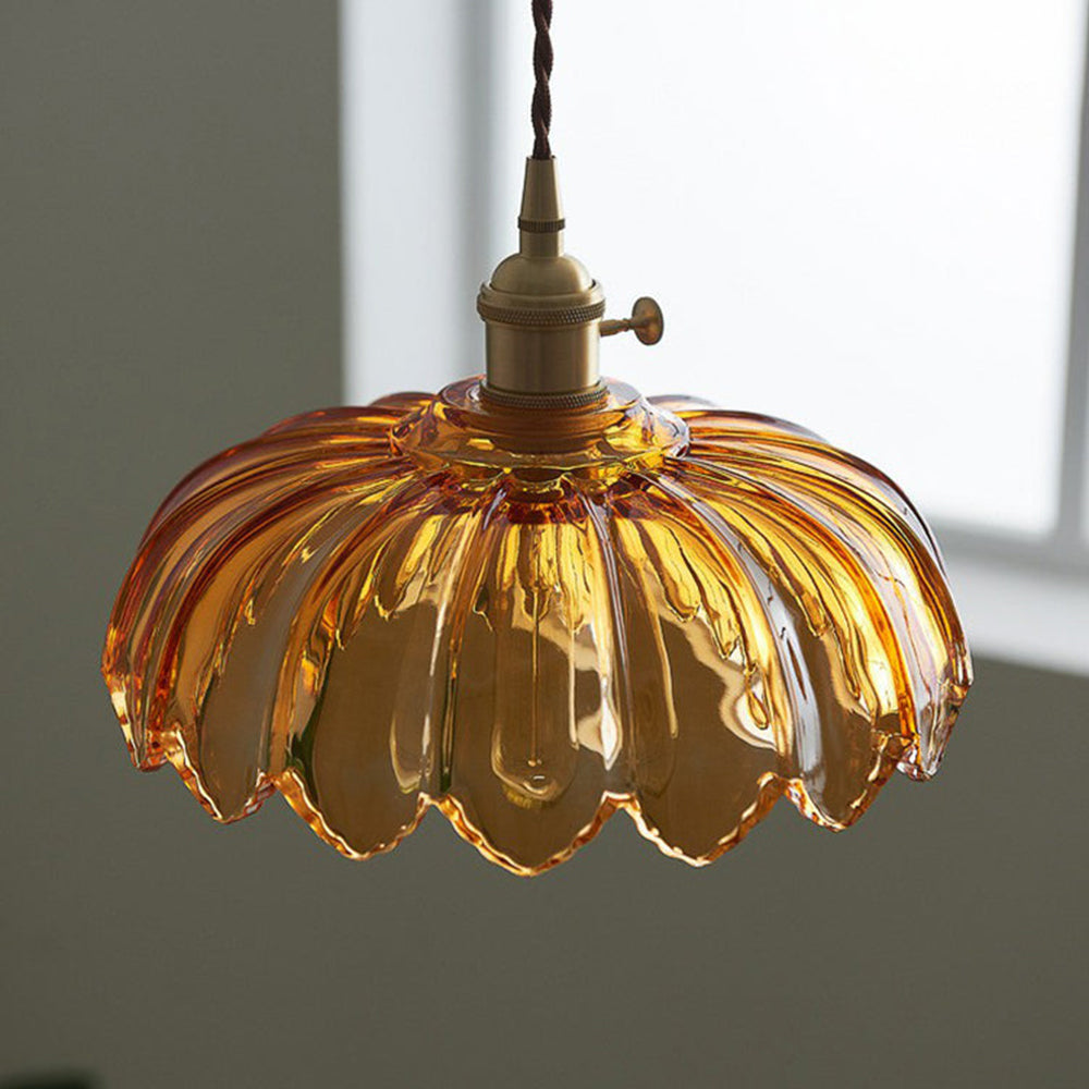 Modern Bubble Glass Pendant Light – Elegant Glow with Crystal Clarity