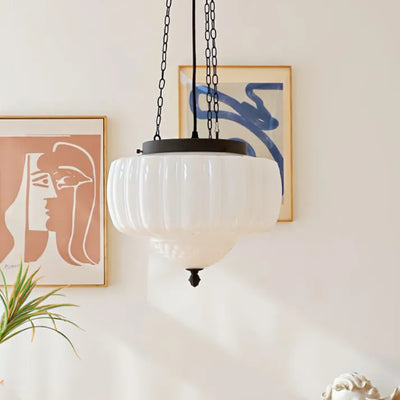 Moderne weiße Minimalist"Modern White Minimalist Pendant Light – Elegant & Adjustable Design"en Pendelleuchte