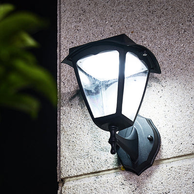 Trapezoid Solar Wall Light – Elegant & Energy-Efficient Outdoor LED Illumination