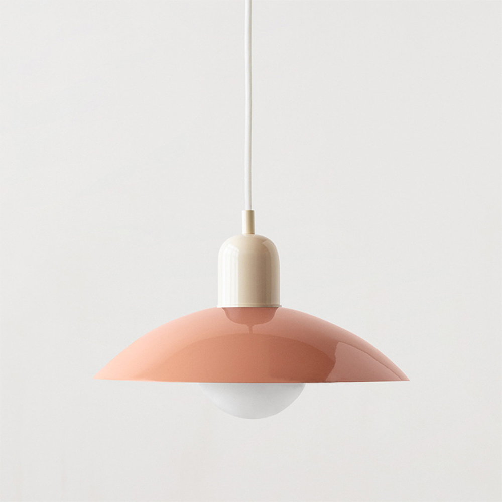 Macaron Pendant Light – Colourful Glass Shade for Modern Interiors