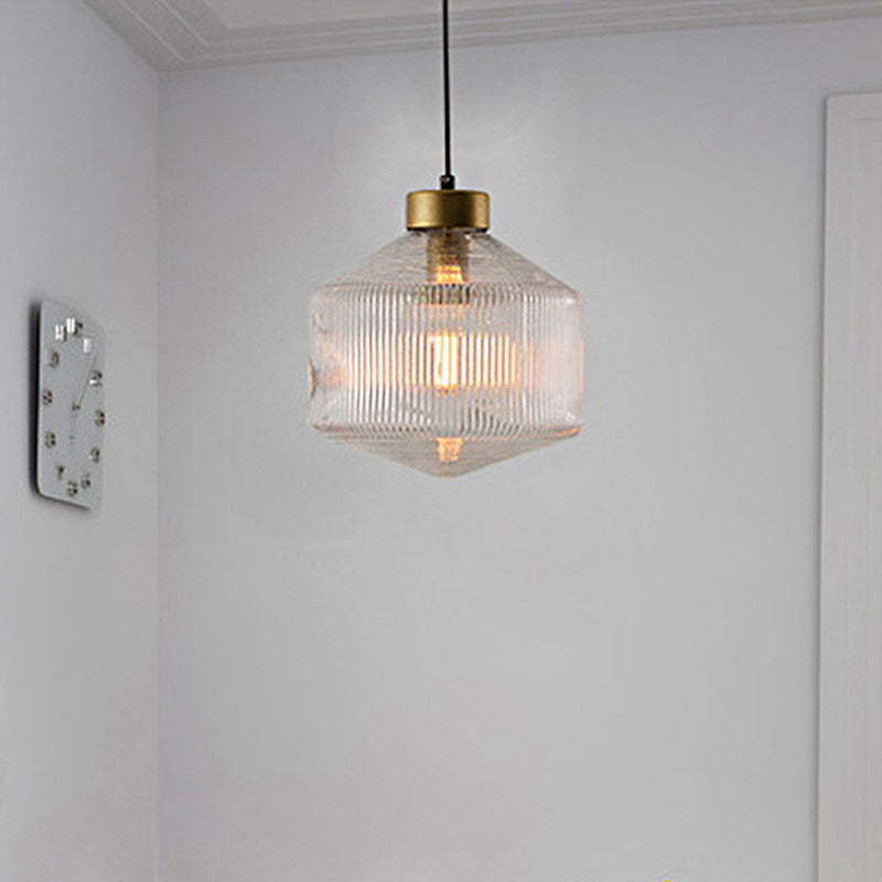 Modernism Drum Pendant Light – Elegant Glass Hanging Fixture