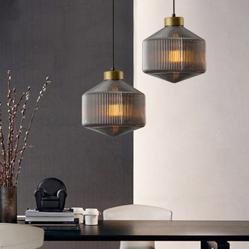 Modernism Drum Pendant Light – Elegant Glass Hanging Fixture