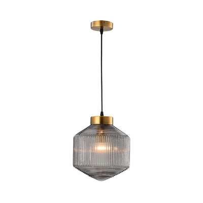 Modernism Drum Pendant Light – Elegant Glass Hanging Fixture
