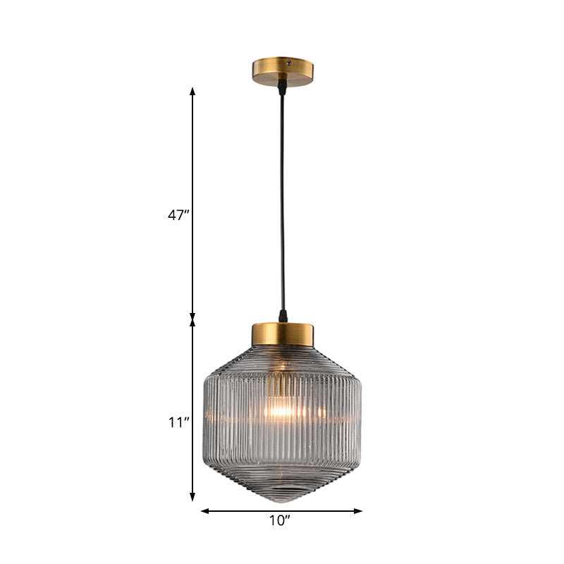 Modernism Drum Pendant Light – Elegant Glass Hanging Fixture