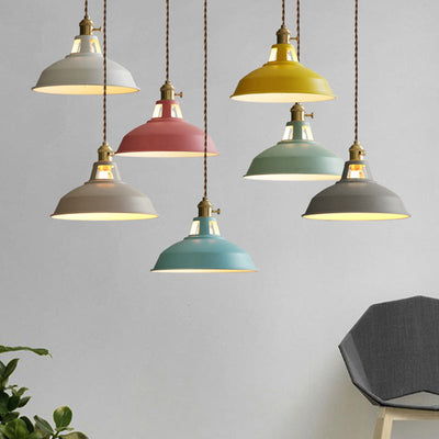 Retro Industrial Pendant Lamp – Authentic Lighting for a Unique Ambience