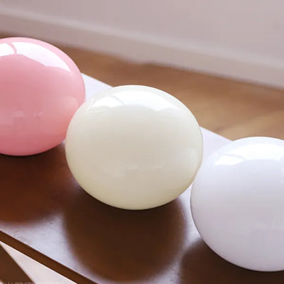 Marshmallow Metal & Glass Table Lamp – Soft Diffused Light for a Cosy Ambience