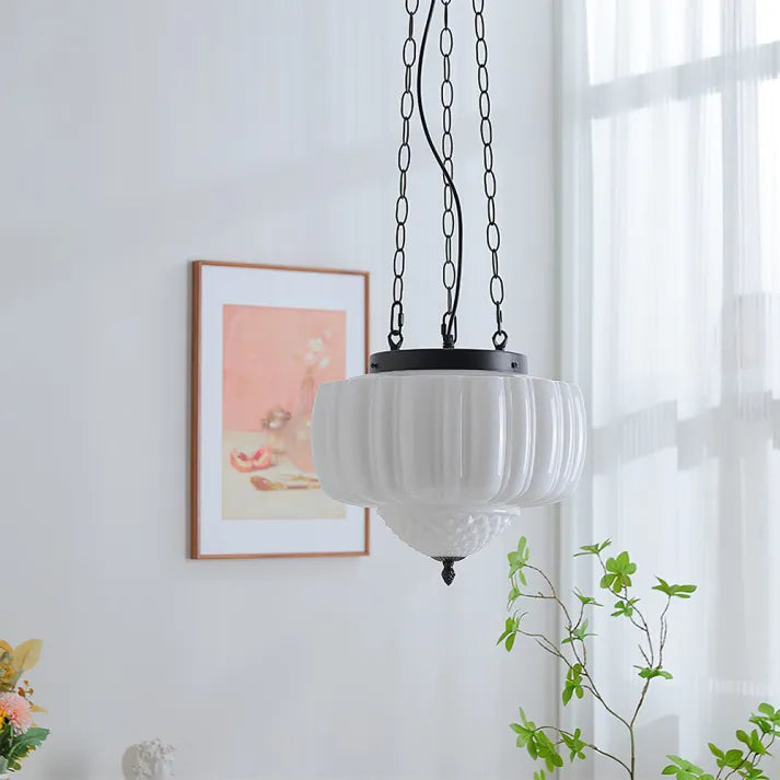 Moderne weiße Minimalist"Modern White Minimalist Pendant Light – Elegant & Adjustable Design"en Pendelleuchte