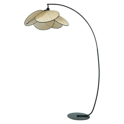 Rattan Wicker Floor Lamp – Handcrafted Natural Elegance for a Warm Ambience