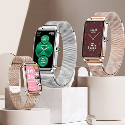 Elegant Women’s Smartwatch – Stylish, Functional & Health-Focused