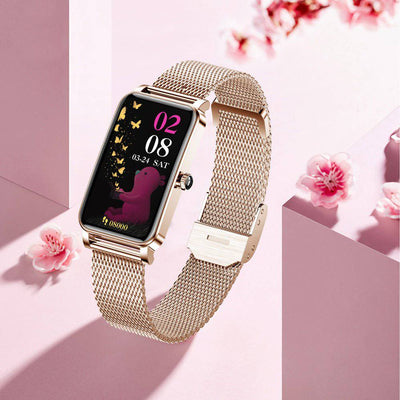 Elegant Women’s Smartwatch – Stylish, Functional & Health-Focused