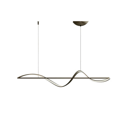 Whisper Linear Island Light – Elegant LED Pendant for Modern Interiors