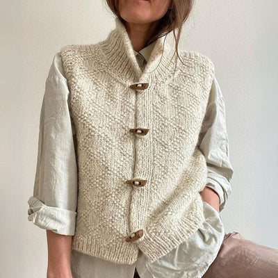 Buttoned Cotton Cardigan – Chic and Comfortable Casual Style