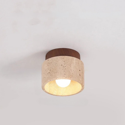 PierreLuxe Recessed Chandelier – Natural Elegance with LED Lighting