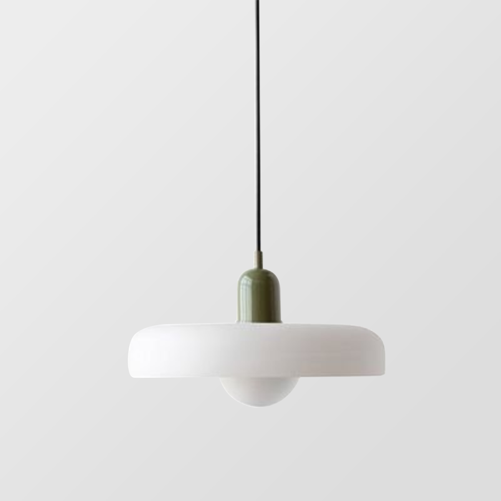 Bauhaus Pendant Light – A Timeless Fusion of Stained Glass & Modern Functionality