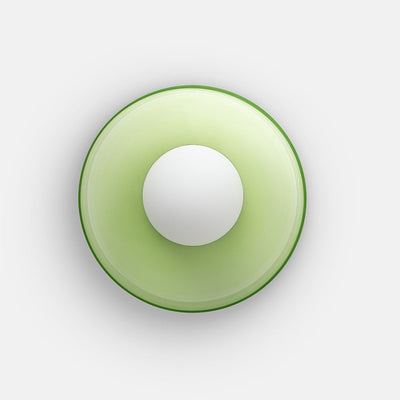 Modern Round Glass Ceiling Light – Elegant & Minimalist Design