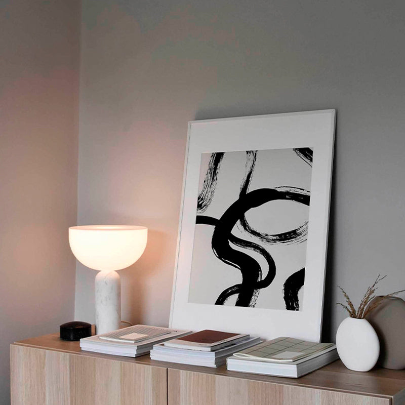 Raja Marble Table Lamp – Timeless Elegance with a Luxurious Marble Base