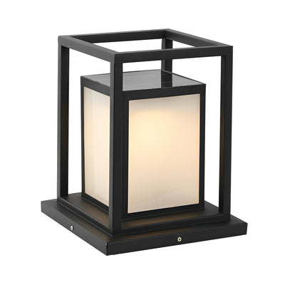 Solar Patio Lamp – Waterproof Stainless Steel LED Outdoor Light