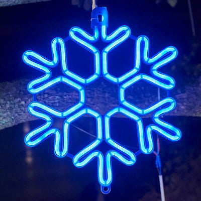 Waterproof LED Snowflake Light – Festive Outdoor Decoration with Copper Wire