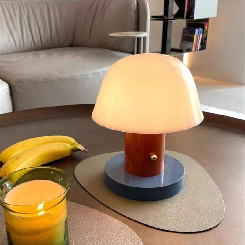 Mushroom LED Table Lamp – Whimsical Elegance with Soft Ambient Lighting