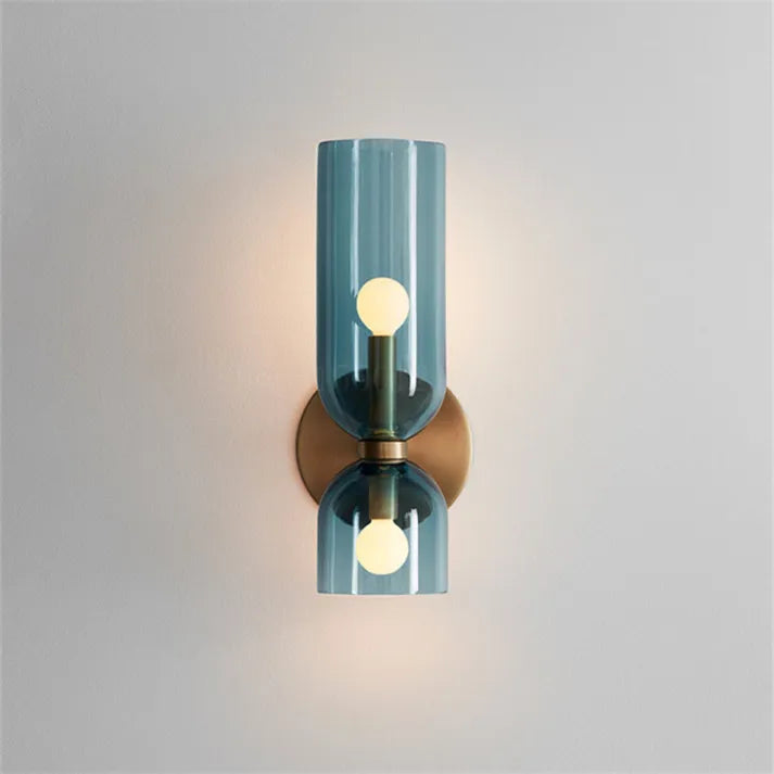 LED Double-Head Glass Wall Light – Elegant & Modern Wall Sconce