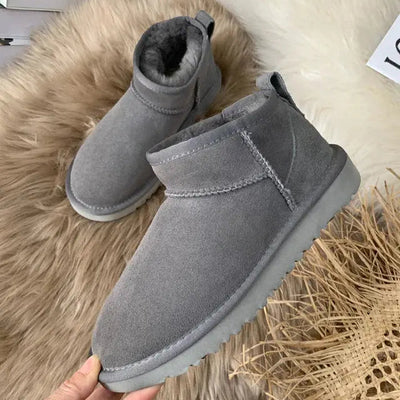Elin Fur-Lined Ankle Boots – Warm, Vegan, and Timeless