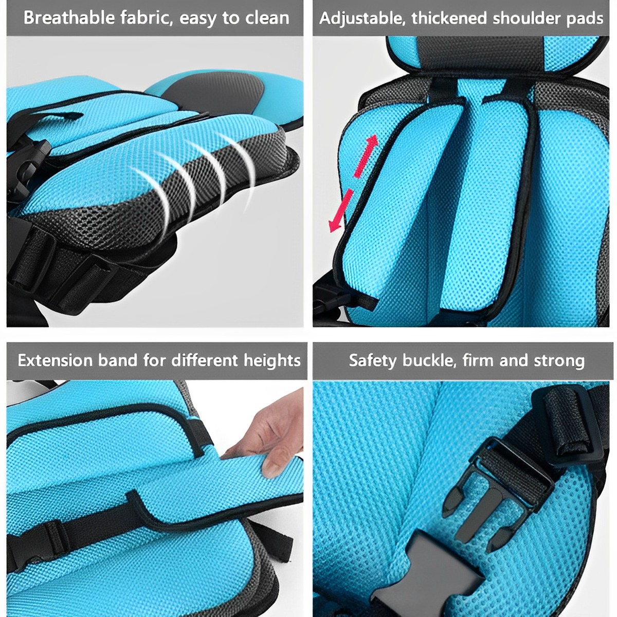 BabyMax Portable Car Seat – Lightweight, Safe & Travel-Friendly