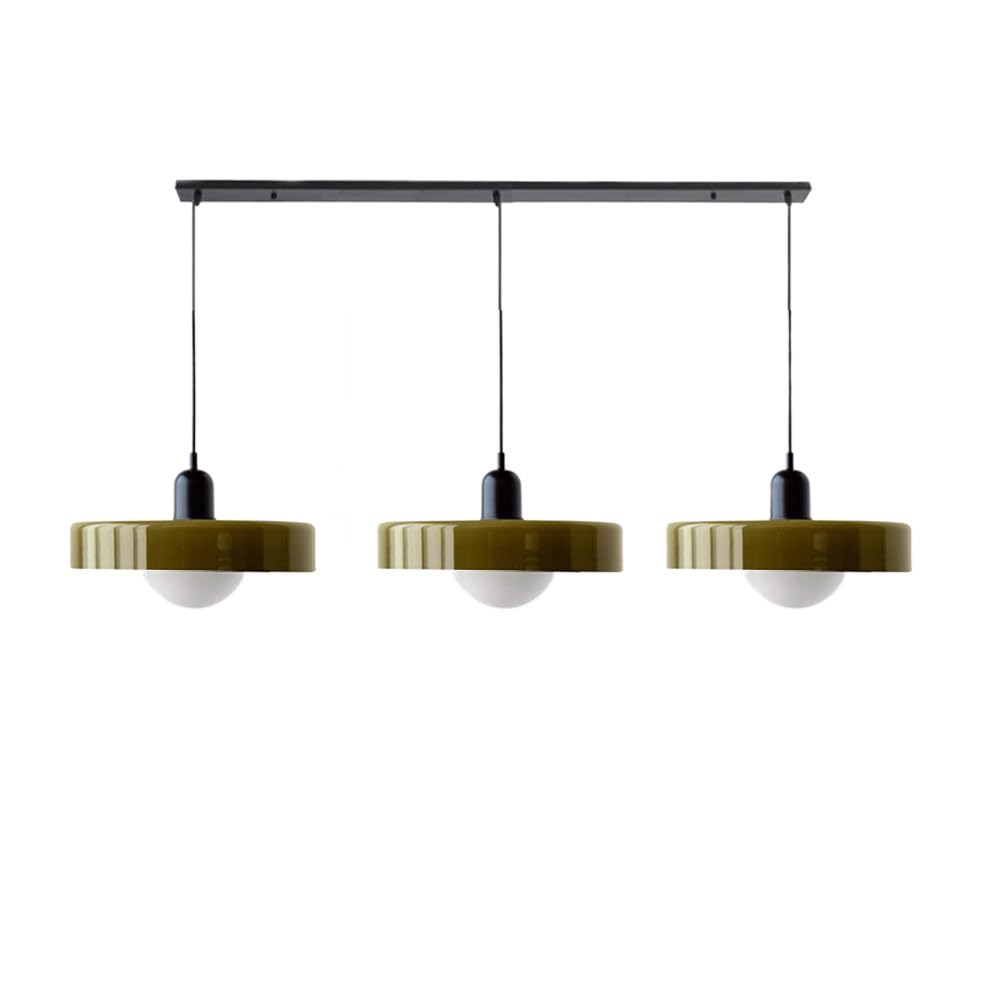 Simple Bauhaus Pendant Light – Minimalist Glass Hanging Lamp for Modern Interiors