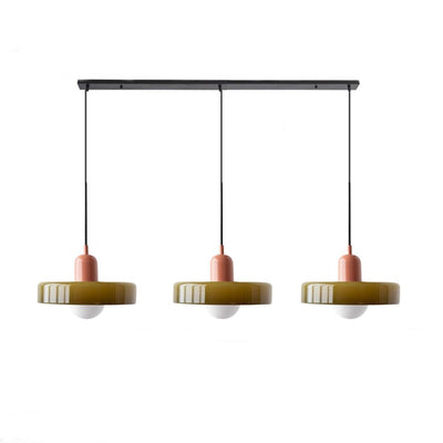 Simple Bauhaus Pendant Light – Minimalist Glass Hanging Lamp for Modern Interiors
