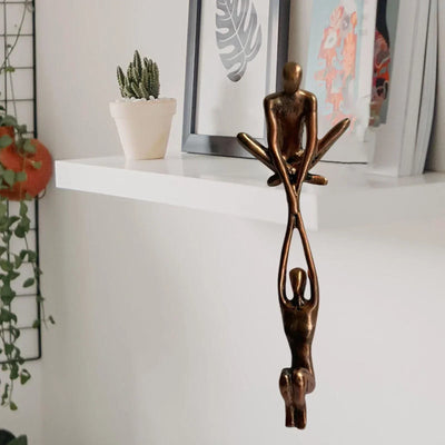 Amour et Harmonie" Sculpture – Symbolic Art for Elegant Home Decor