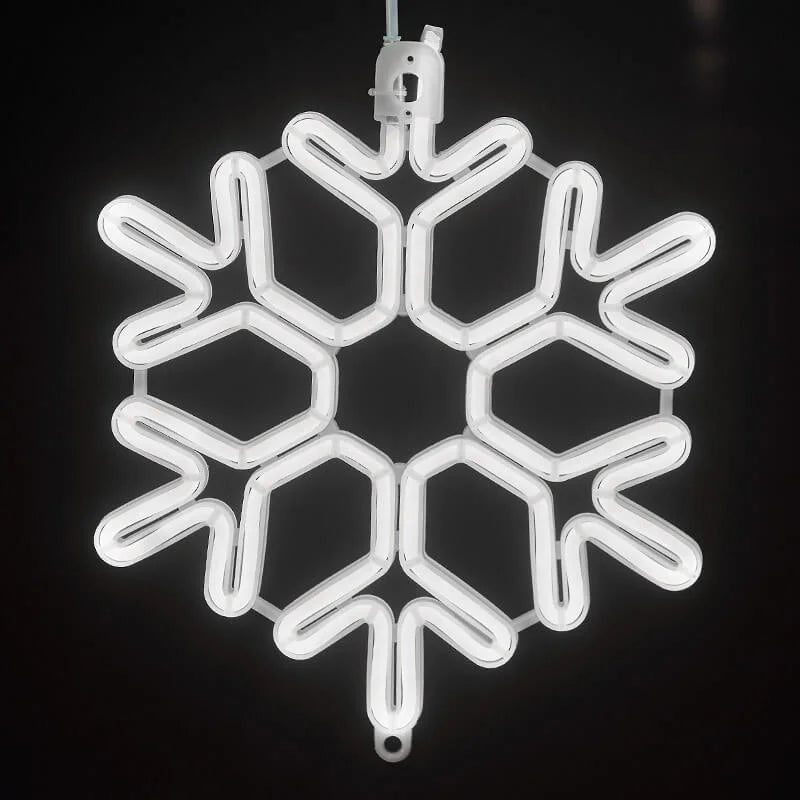 Waterproof LED Snowflake Light – Festive Outdoor Decoration with Copper Wire