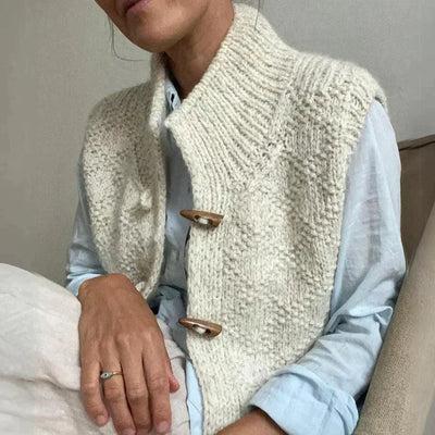 Buttoned Cotton Cardigan – Chic and Comfortable Casual Style