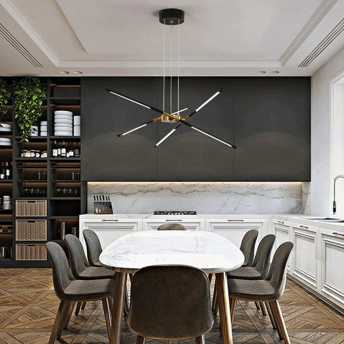 Spider Chandelier – Modern Industrial Ceiling Light for a Bold Statement