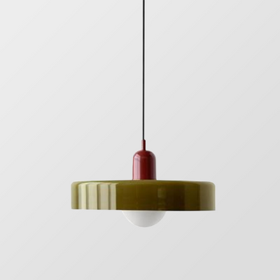 Bauhaus Pendant Light – A Timeless Fusion of Stained Glass & Modern Functionality