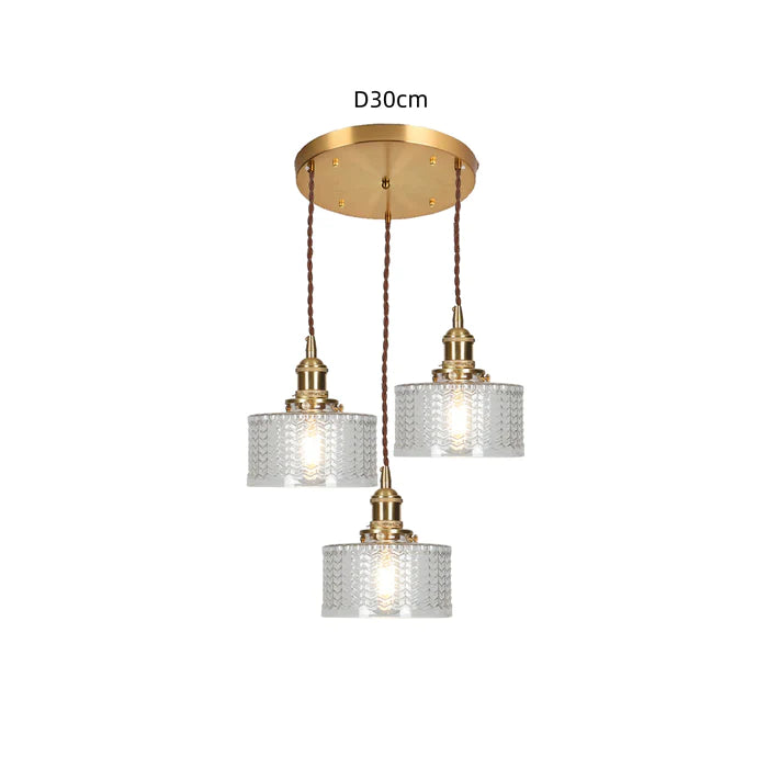 Vintage Crystal Pendant Light – Timeless Elegance in a Classic Glass Design