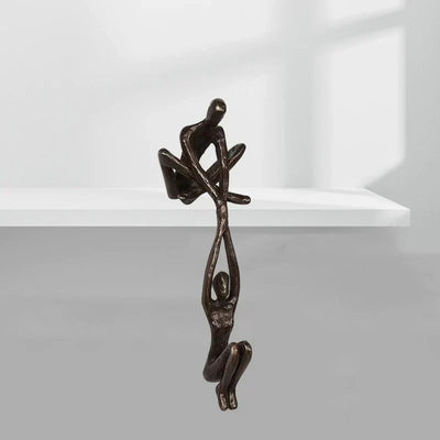 Amour et Harmonie" Sculpture – Symbolic Art for Elegant Home Decor