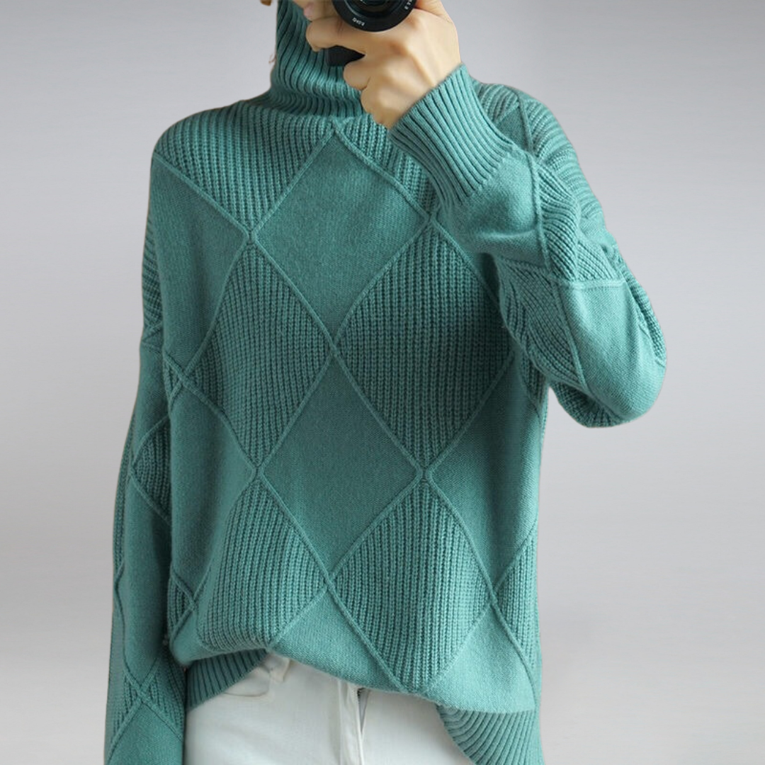 Luxury Cashmere Turtleneck Sweater – Timeless Elegance & Ultimate Comfort