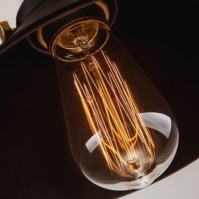 Vintage Brass Cone Pendant Light – Classic Industrial-Inspired Hanging Lamp