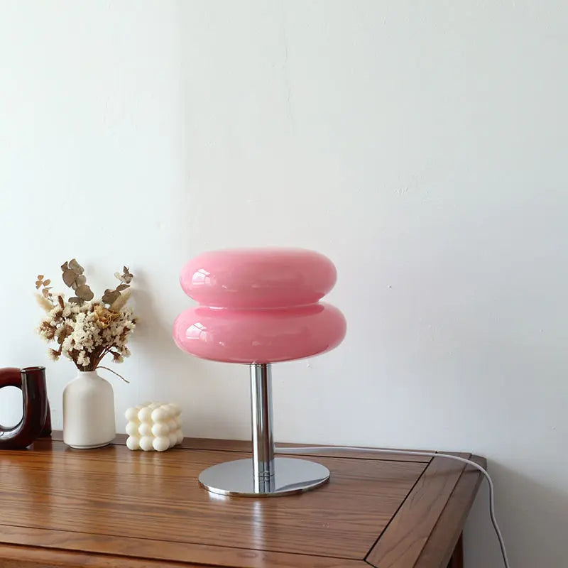 Italian Bauhaus Table Lamp – Wireless & Dimmable Retro-Inspired Lighting