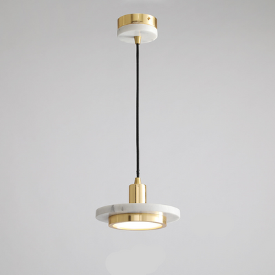 Modern Minimalist Marble Pendant Light – Elegant LED Ceiling Lamp