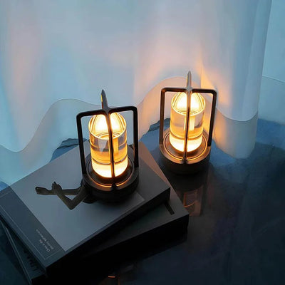 CrystalGlow Luxury Lamp – Wireless Rechargeable LED Light with Elegant Crystal Diffuser