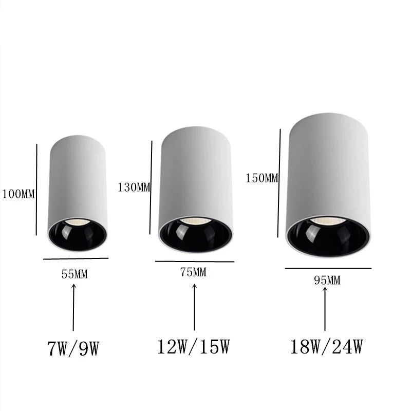 Round COB Ceiling Lights – Sleek, Modern, and Efficient Illumination