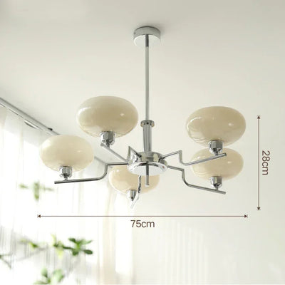 Bauhaus Medieval Ceiling Lamp – Retro Nordic LED Chandelier