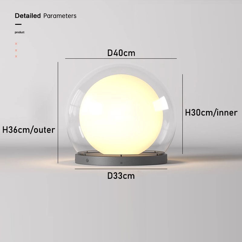 Moon-Shaped Outdoor Light – Elegant Pathway & Garden Illumination
