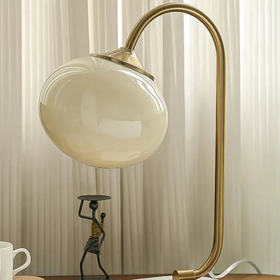 Marshmallow Metal & Glass Table Lamp – Soft Diffused Light for a Cosy Ambience
