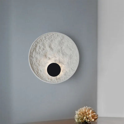 Round Moon Globe Wall Light – Contemporary Elegance with Soft LED Glow