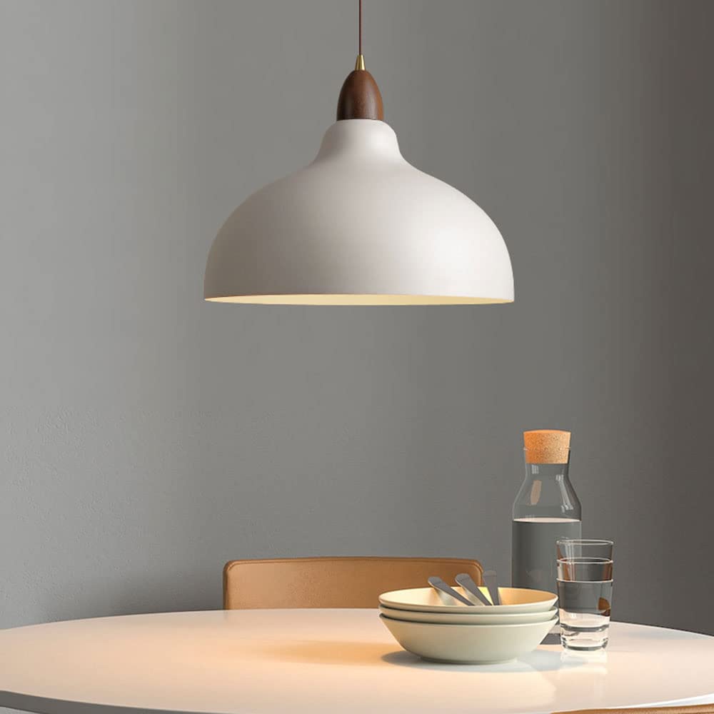 Scandinavian Wood & Metal Pendant Light – Modern Nordic Elegance