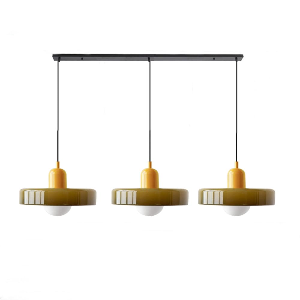 Simple Bauhaus Pendant Light – Minimalist Glass Hanging Lamp for Modern Interiors