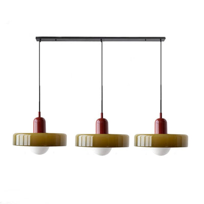 Simple Bauhaus Pendant Light – Minimalist Glass Hanging Lamp for Modern Interiors
