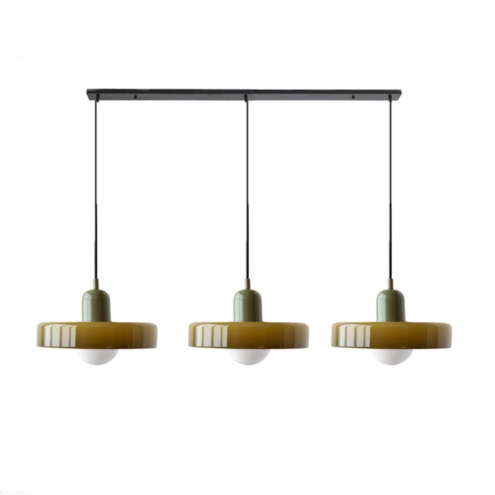 Simple Bauhaus Pendant Light – Minimalist Glass Hanging Lamp for Modern Interiors