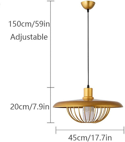Imitation Wood Grain Pendant Light – Nordic-Style Hanging Lamp for Rustic Interiors